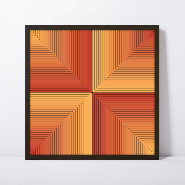 Photo of a Scorcher square framed art print.